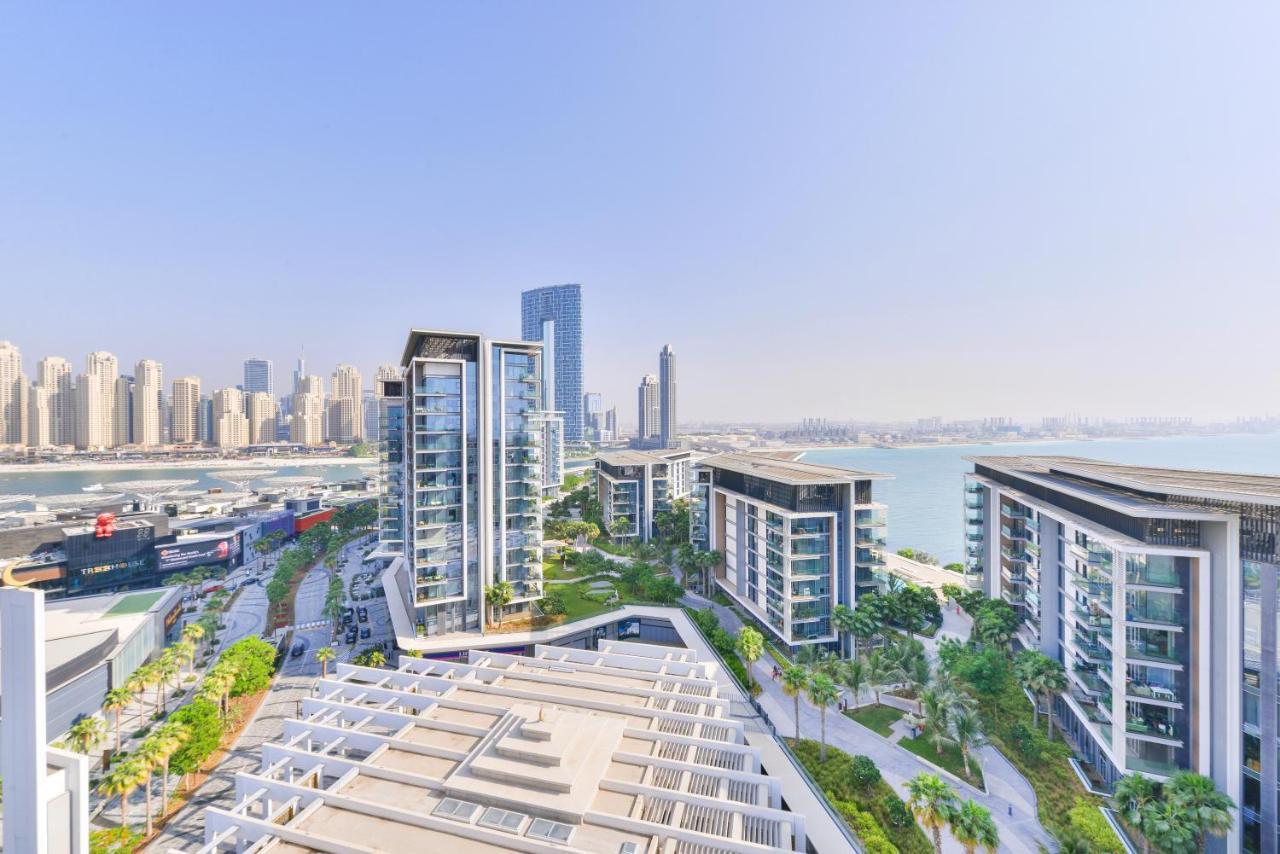 Luxe 3 Bedroom Oceanfront Apartment In The Heart Of Bluewaters Island Dubai Exterior foto